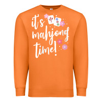 Carrot womens mahjong gift for her mahjong player v neck t shirt Premium Sweatshirt - DesignPulse