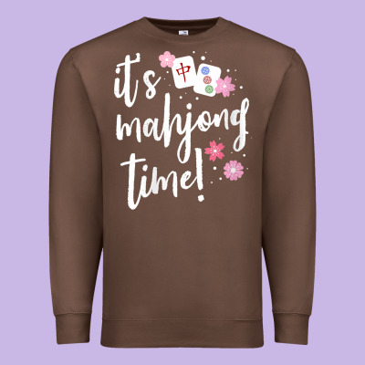 Womens Mahjong Gift For Her Mahjong Player V Neck T Shirt Premium Sweatshirt Designed By Designpulse