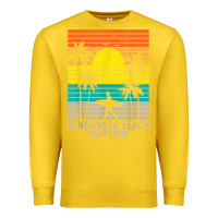 Lemon windansea beach california ca surfer surfing surf palm tree Premium Sweatshirt - DesignPulse