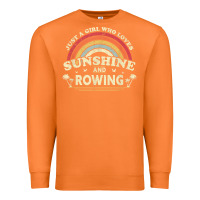 Carrot Rowing  . Just A Girl Who Loves Sunshine And Rowing Premium Sweatshirt - DesignPulse