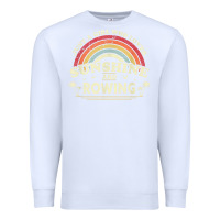 White Rowing  . Just A Girl Who Loves Sunshine And Rowing Premium Sweatshirt - DesignPulse