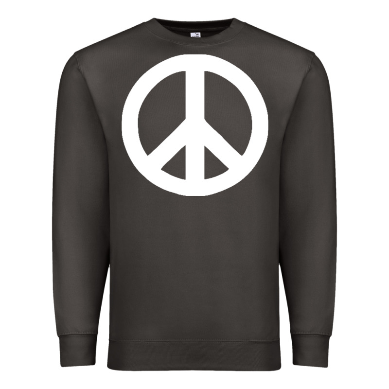 Peace Sign Premium Sweatshirt by DesignPulse | Teevron