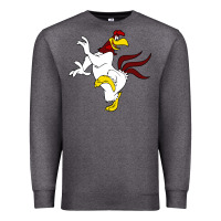 Charcoal Heather foghorn leghorn looney Premium Sweatshirt - DesignPulse