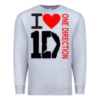 Heather Grey one direction Premium Sweatshirt - DesignPulse