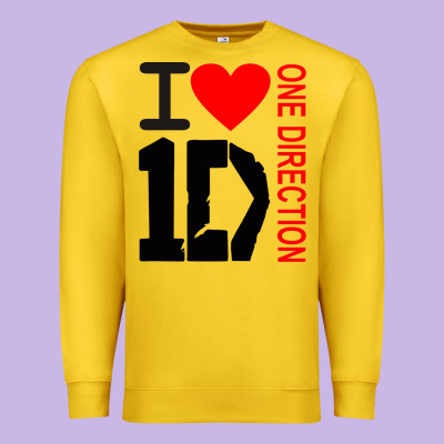 One Direction Premium Sweatshirt Designed By Designpulse