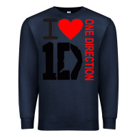 Navy one direction Premium Sweatshirt - DesignPulse