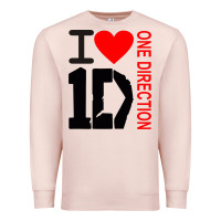 Pale Pink one direction Premium Sweatshirt - DesignPulse