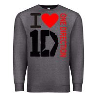 Charcoal Heather one direction Premium Sweatshirt - DesignPulse