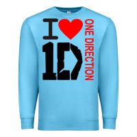 Ocean Blue one direction Premium Sweatshirt - DesignPulse