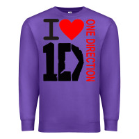Purple one direction Premium Sweatshirt - DesignPulse