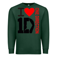 Sports Green one direction Premium Sweatshirt - DesignPulse