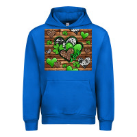 Cobalt St. Patrick's Day hearts Urban Hoodie - Jasminsmagicworld
