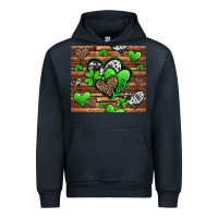 Navy St. Patrick's Day hearts Urban Hoodie - Jasminsmagicworld