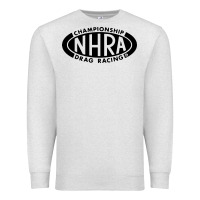 Oatmeal Heather nhra oval Premium Sweatshirt - DesignPulse