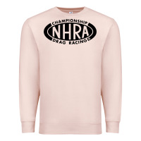 Pale Pink nhra oval Premium Sweatshirt - DesignPulse