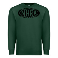 Sports Green nhra oval Premium Sweatshirt - DesignPulse