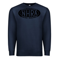 Navy nhra oval Premium Sweatshirt - DesignPulse