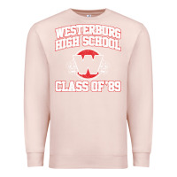 Pale Pink westerburg class of 89 (heathers) variant Premium Sweatshirt - DesignPulse