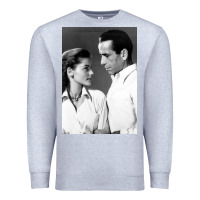 Heather Grey humphrey bogart Premium Sweatshirt - DesignPulse