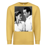 Antique Gold humphrey bogart Premium Sweatshirt - DesignPulse