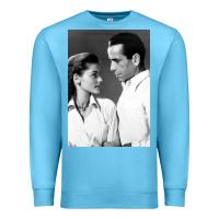 Ocean Blue humphrey bogart Premium Sweatshirt - DesignPulse