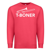 Cardinal funny trombone funny t boner funny t boner tboner Premium Sweatshirt - DesignPulse