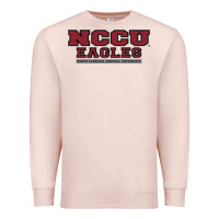 Pale Pink north carolina central Premium Sweatshirt - DesignPulse