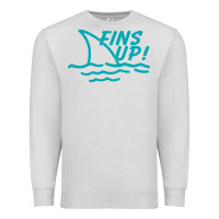Dove Grey fins up jimmy Premium Sweatshirt - DesignPulse