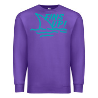 Purple fins up jimmy Premium Sweatshirt - DesignPulse