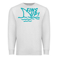 Oatmeal Heather fins up jimmy Premium Sweatshirt - DesignPulse