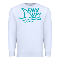 White fins up jimmy Premium Sweatshirt - DesignPulse