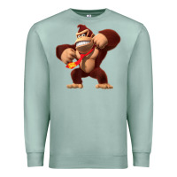 Seafoam Donkey Kong 3D Poster Premium Sweatshirt - DesignPulse