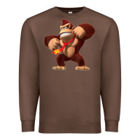 Chestnut Donkey Kong 3D Poster Premium Sweatshirt - DesignPulse
