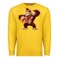 Lemon Donkey Kong 3D Poster Premium Sweatshirt - DesignPulse