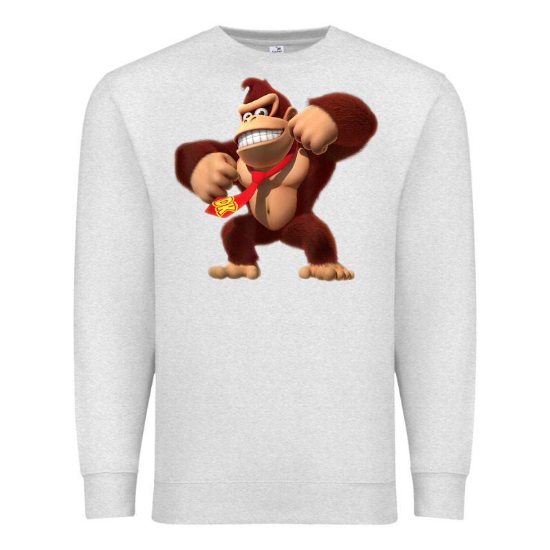 Donkey Kong 3d Poster Premium Sweatshirt by DesignPulse | Teevron