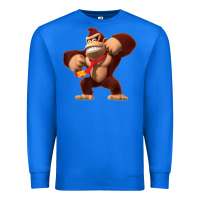 True Royal Donkey Kong 3D Poster Premium Sweatshirt - DesignPulse