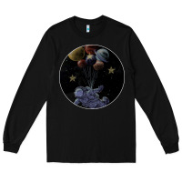 Black Space Travel Long Sleeve Tee - Bettercallsaul