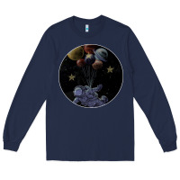 Navy Space Travel Long Sleeve Tee - Bettercallsaul