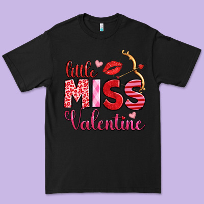 Little Miss Valentine Premium Tee Designed By Oliviacreatesart
