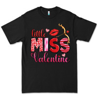 Black little miss valentine Premium Tee - OliviaCreatesArt