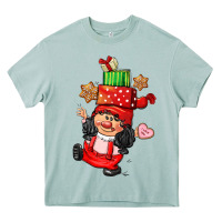 Arona cute christmas girl gnome Heavy Core Tee - CowGirlArtShop