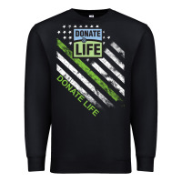 Black donate life Premium Sweatshirt - DesignPulse