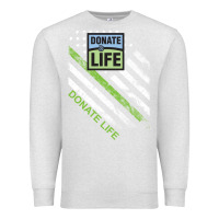 Oatmeal Heather donate life Premium Sweatshirt - DesignPulse