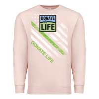 Pale Pink donate life Premium Sweatshirt - DesignPulse