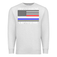 Oatmeal Heather police fire ems first responder american flag firefighter t shirt Premium Sweatshirt - DesignPulse