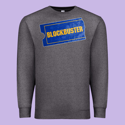 Blockbuster Premium Sweatshirt Designed By Designpulse