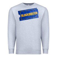 Heather Grey blockbuster Premium Sweatshirt - DesignPulse