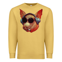 Antique Gold Blodwyn pig Premium Sweatshirt - DesignPulse