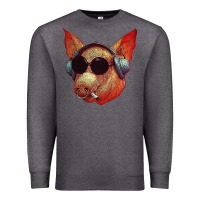 Charcoal Heather Blodwyn pig Premium Sweatshirt - DesignPulse