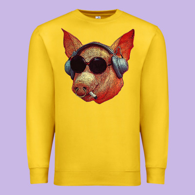 Blodwyn Pig Premium Sweatshirt Designed By Designpulse